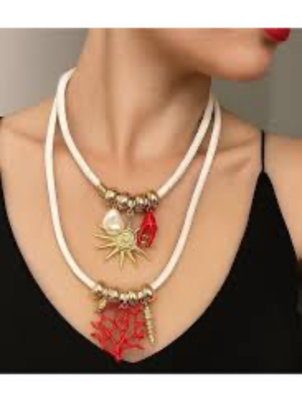 NWT Zara 2 Pack of Sea Charm Necklaces